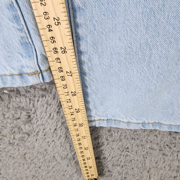 Zara Jeans Womens 6 Light Wash High Rise Wide Leg - Picture 8 of 12